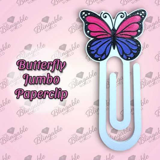Butterfly Jumbo Paper Clip