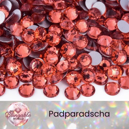 Padparadscha - Glass Flatback Rhinestone
