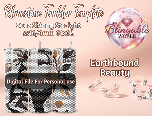 Earthbound Beauty - 20oz Tumbler Template *Digital File*