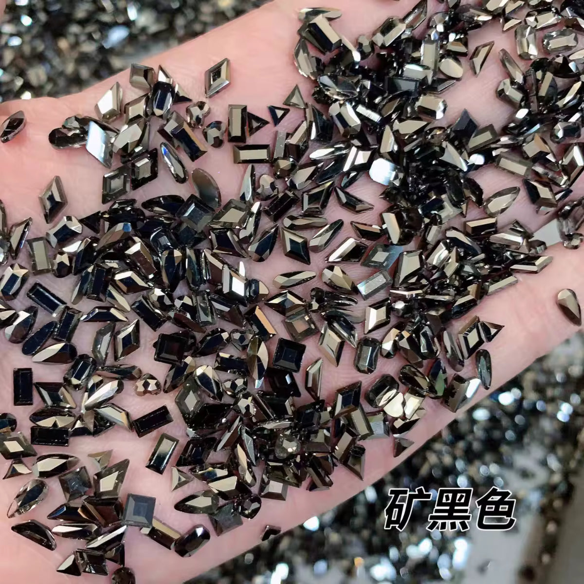 Jet Hematite - Mini Shapes