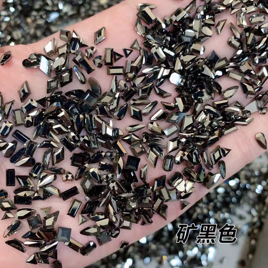 Jet Hematite - Mini Shapes