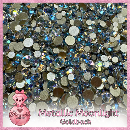 Gold Back Rhinestones - Live Bling Scoops
