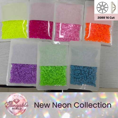 New Neon Collection - 2088 Glass Flatback Rhinestone