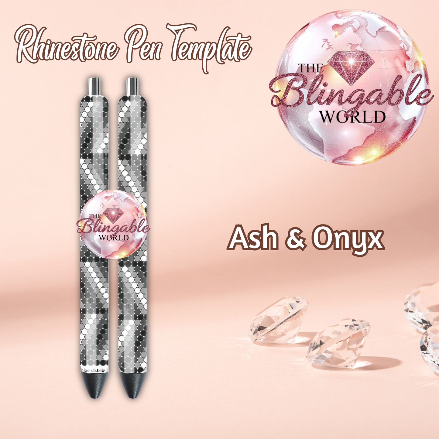 Pen Template #226 - Ash & Onyx *Digital File*