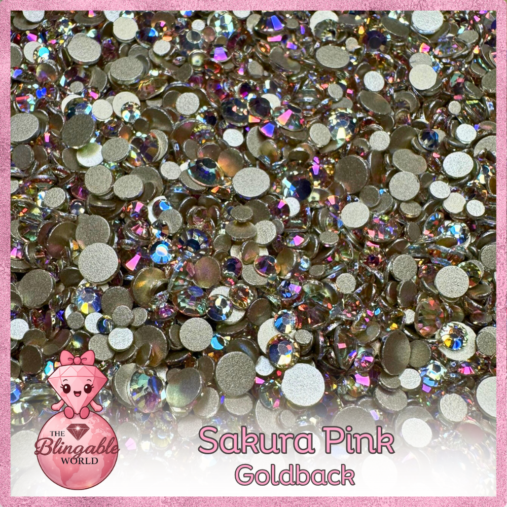Gold Back Rhinestones - Live Bling Scoops