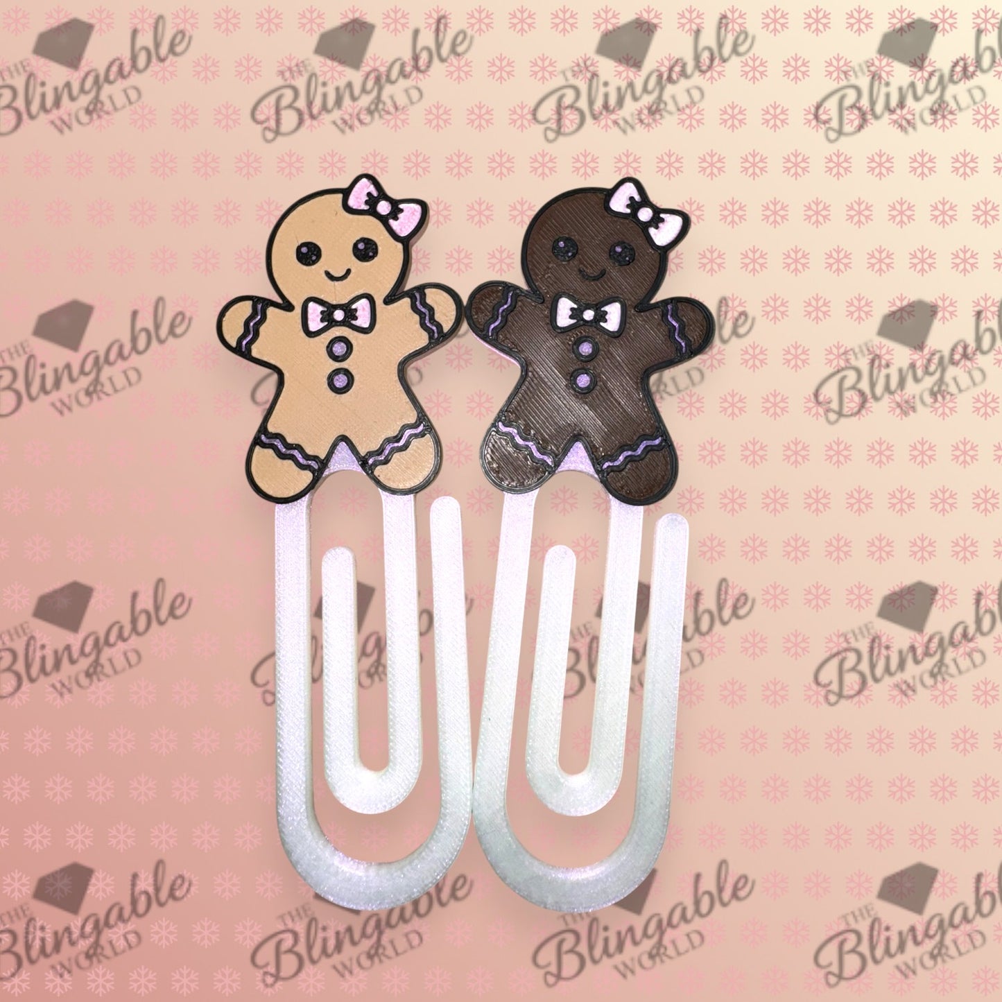 Gingerbread Paperclips – Holiday Clearance