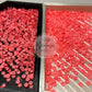 Neon Coral- Glass Flatback Rhinestones