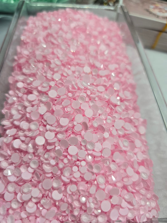 Live Bling Scoops - Neon Baby Pink Scatter Mix ss6-ss20