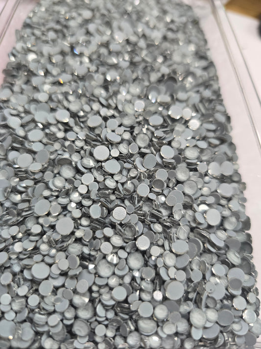 Live Bling Scoops - New Light Gray Mocha Scatter Mix ss6-ss20