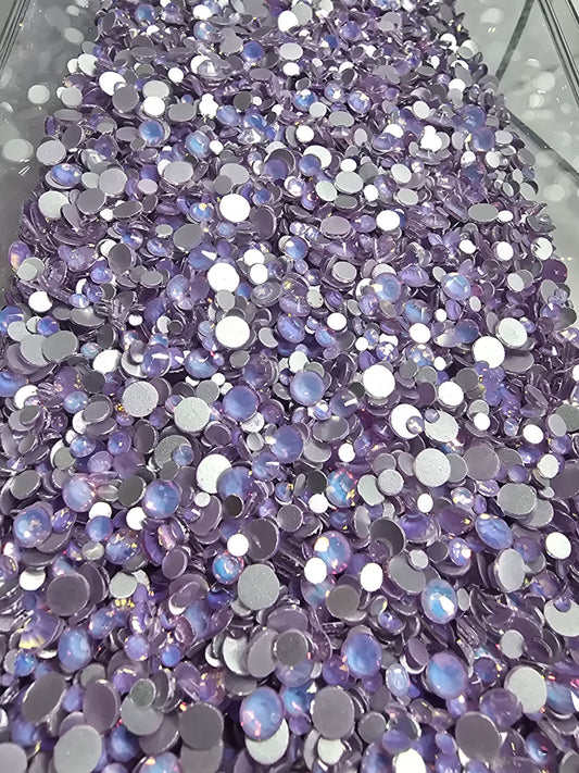 Live Bling Scoops - Light Violet Opal Scatter Mix ss6-ss20