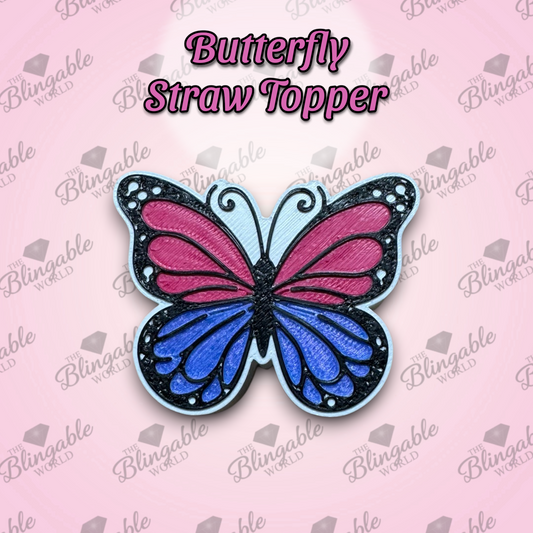 Butterfly Straw Topper