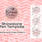 Pen Template #121 *Digital File*