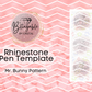 Pen Template #127 *Digital File*